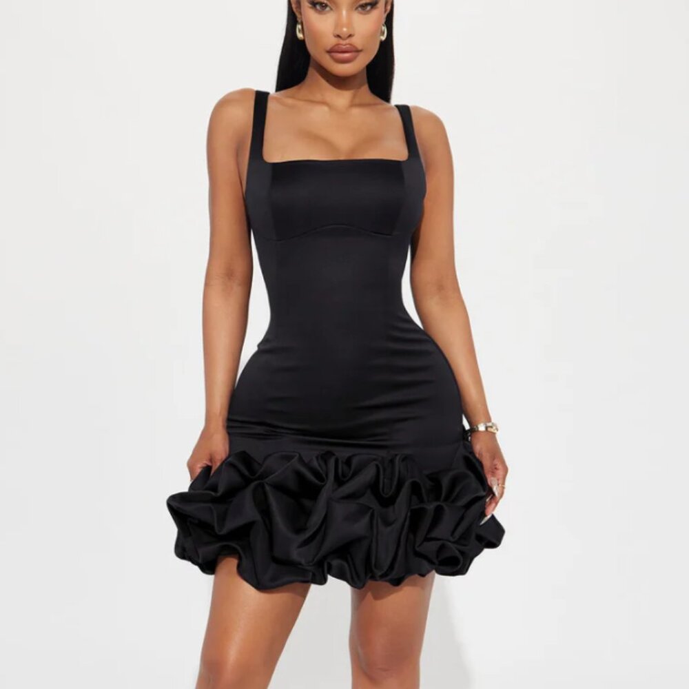 Fashion Nova Sienna Satin Mini Dress